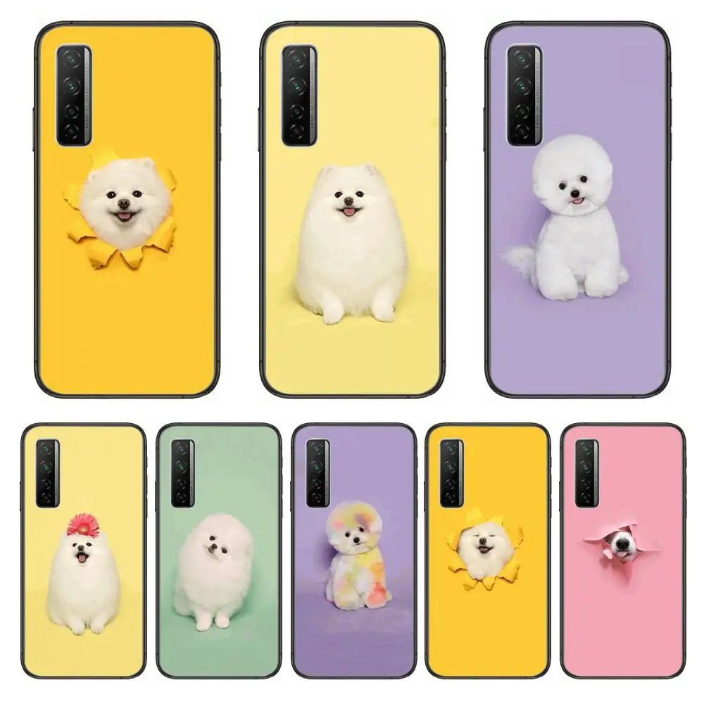 Hiromi Cute white puppy pet Phone Case For Huawei mate 40 30 10 20 40 8 9 Lite Z Pro Black Etui 3D Coque Painting Hoesjes 5g bl
Hiromi Cute white puppy pet Phone Case For Huawei mate 40 30 10 20 40 8 9 Lite Z Pro Black Etui 3D Coque Painting Hoesjes 5g bl