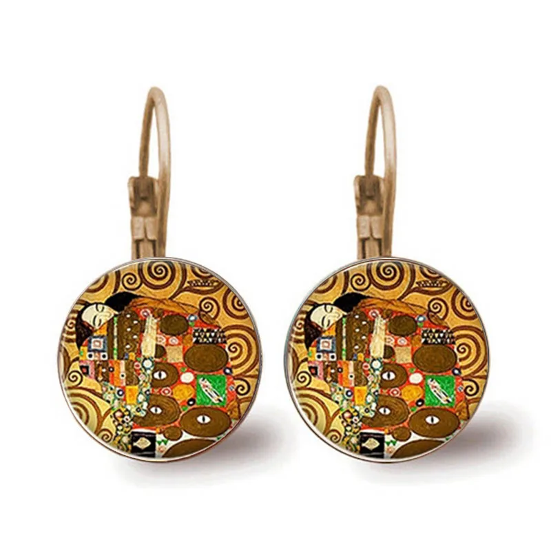Fashion Van Gogh Sunflower Starry Night Glass Cabochon Pendant Statement Earrings Jewelry Handmade Gifts For Women
Fashion Van Gogh Sunflower Starry Night Glass Cabochon Pendant Statement Earrings Jewelry Handmade Gifts For Women