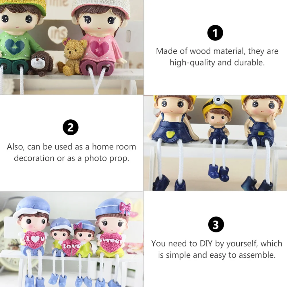 2 Sets Long Leg Doll Stools Hanging Foot Doll Chairs DIY Doll Chairs Photo Props
2 Sets Long Leg Doll Stools Hanging Foot Doll Chairs DIY Doll Chairs Photo Props