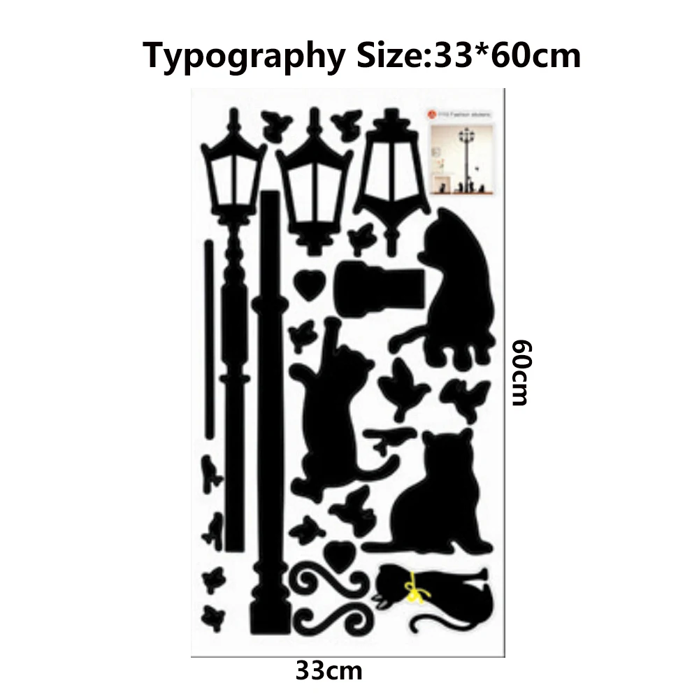 Creative DIY Popular Ancient Lamp Cats and Birds Wall Sticker cartoon Wall Mural Home Decor Room Kids Decals Wallpaper
Creative DIY Popular Ancient Lamp Cats and Birds Wall Sticker cartoon Wall Mural Home Decor Room Kids Decals Wallpaper