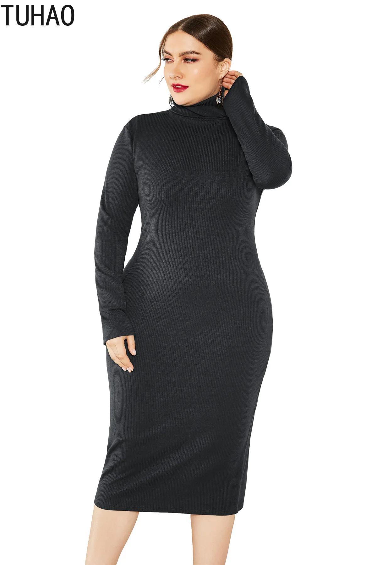 Женское трикотажное облегающее платье-футляр TUHAO 5XL, 4XL, 3XL, в винтажном стиле, Осень-зима
Женское трикотажное облегающее платье-футляр TUHAO 5XL, 4XL, 3XL, в винтажном стиле, Осень-зима