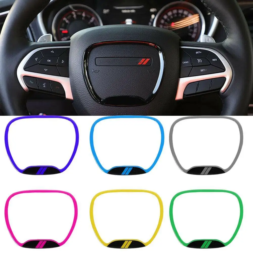 1Pcs Car Decoration Sticker Steering Wheel Center Trim Ring for Dodge Challenger 2015+ for Dodge Charger 2015+ 
1Pcs Car Decoration Sticker Steering Wheel Center Trim Ring for Dodge Challenger 2015+ for Dodge Charger 2015+