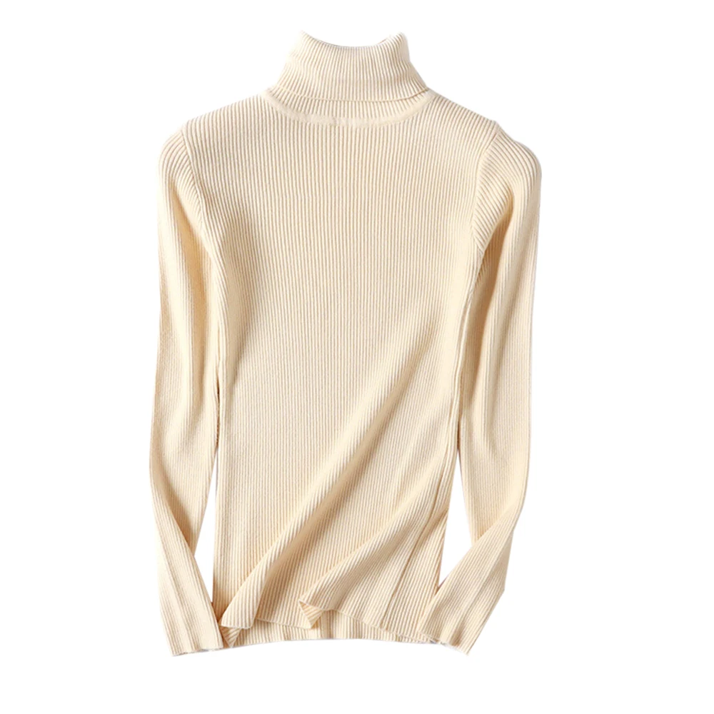 Nice Thick Sweater Women Knitted Ribbed Pullover Sweater Long Sleeve Turtleneck Slim Jumper Soft Warm Pull Femme Dropshipping
Nice Thick Sweater Women Knitted Ribbed Pullover Sweater Long Sleeve Turtleneck Slim Jumper Soft Warm Pull Femme Dropshipping