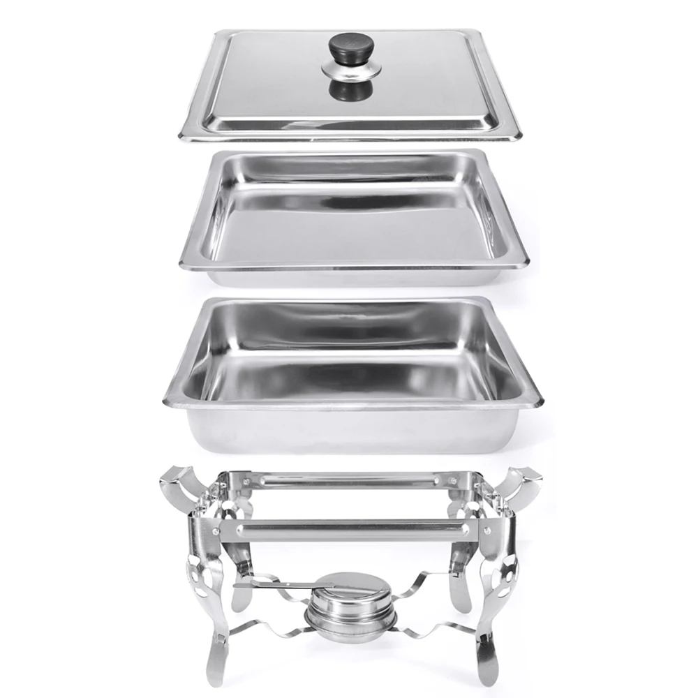 6L Stainless Steel Square Buffet Stove Chafing Dish Buffet Stoves Caterer Food Warmer Burner Tray Wedding Party
6L Stainless Steel Square Buffet Stove Chafing Dish Buffet Stoves Caterer Food Warmer Burner Tray Wedding Party