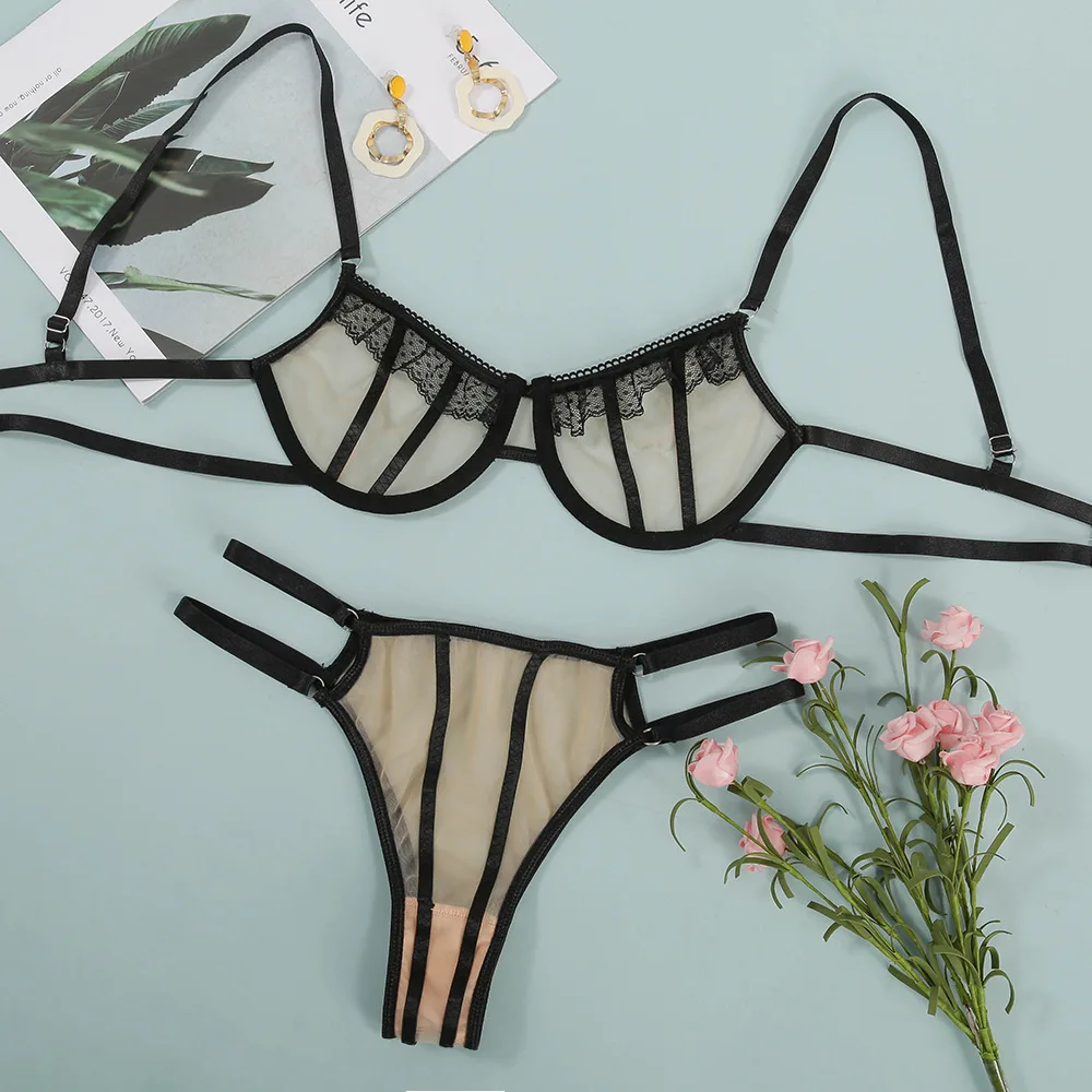 Underwear Set Sexy Lingerie Women's Underwear Set Transparent Strip Sensual Lingerie Women Lace Bra Erotic Costumes
Underwear Set Sexy Lingerie Women's Underwear Set Transparent Strip Sensual Lingerie Women Lace Bra Erotic Costumes