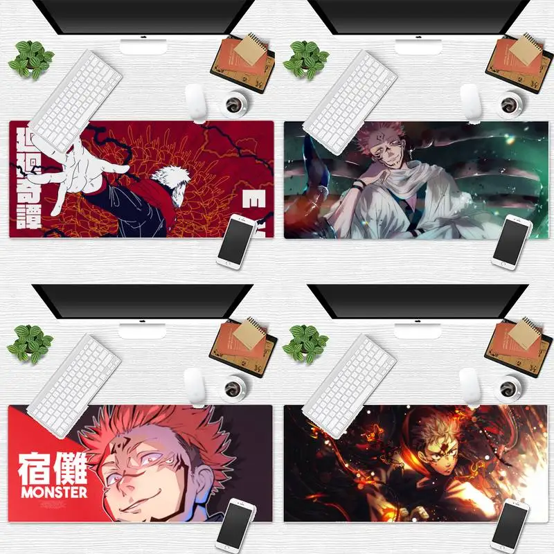 

Jujutsu Kaisen Rubber PC Computer Gaming mousepad Desk Table Protect Game Office Work Mouse Mat pad Non-slip Laptop Cushion