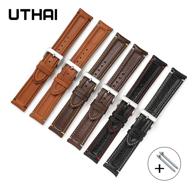 UTHAI Z44 Genuine leather watchbands For Samsung Galaxy S3 Huawei Xiaomi smart watch strap Band Belt Bracelet sport 20mm 22mm
UTHAI Z44 Genuine leather watchbands For Samsung Galaxy S3 Huawei Xiaomi smart watch strap Band Belt Bracelet sport 20mm 22mm