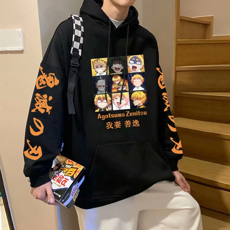 Anime Demon Slayer Zenitsu Nezuko Men/Woman Hoodie Harajuku Casual Cosplay Sweatshirt Unisex Streetwear Hip hop Male Tees Tops
Anime Demon Slayer Zenitsu Nezuko Men/Woman Hoodie Harajuku Casual Cosplay Sweatshirt Unisex Streetwear Hip hop Male Tees Tops