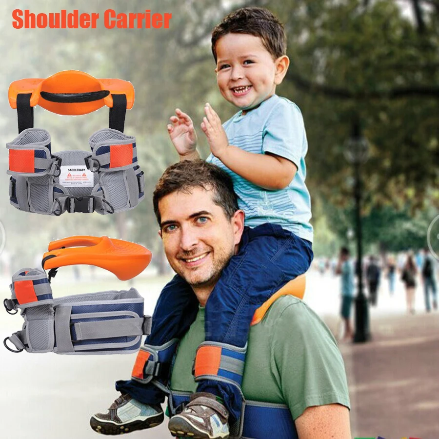 Hands Free Saddle Baby Carrier For Dad Shoulder Seat For Kids Travel Hip Seat Children Strap Rider Baby Kangaroo Sling baby Gift
Hands Free Saddle Baby Carrier For Dad Shoulder Seat For Kids Travel Hip Seat Children Strap Rider Baby Kangaroo Sling baby Gift