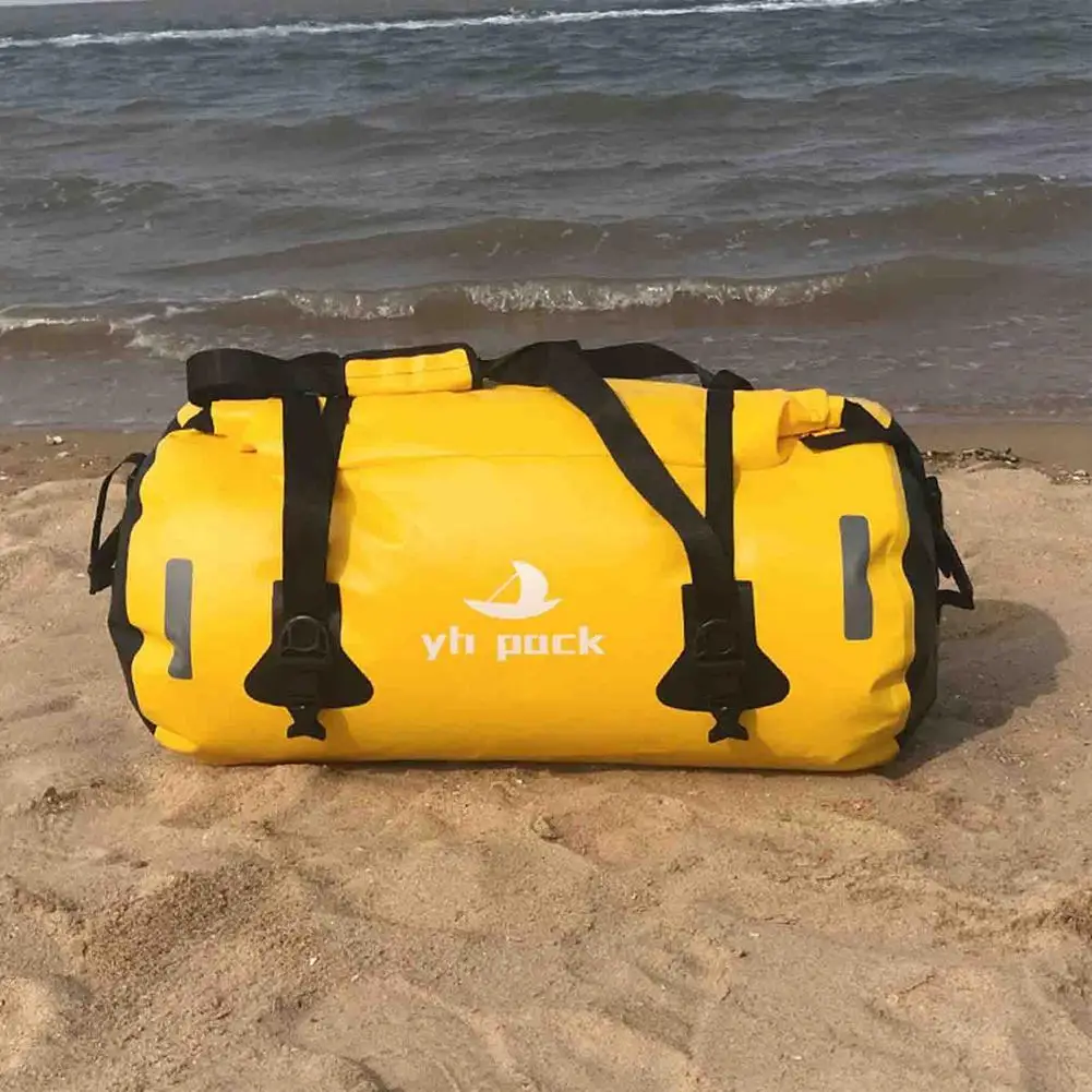 

Waterproof Kayak Duffel Bag Dry Saddle Luggage Storage Beach Rafting Motorcycle Travel Camping Swimming Bags