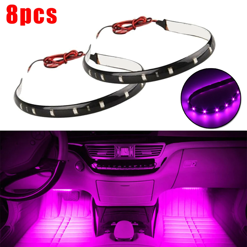12V Light Strip Universal 8pc 15LED 30cm Car Vehicle Flexible Waterproof Super Bright
12V Light Strip Universal 8pc 15LED 30cm Car Vehicle Flexible Waterproof Super Bright