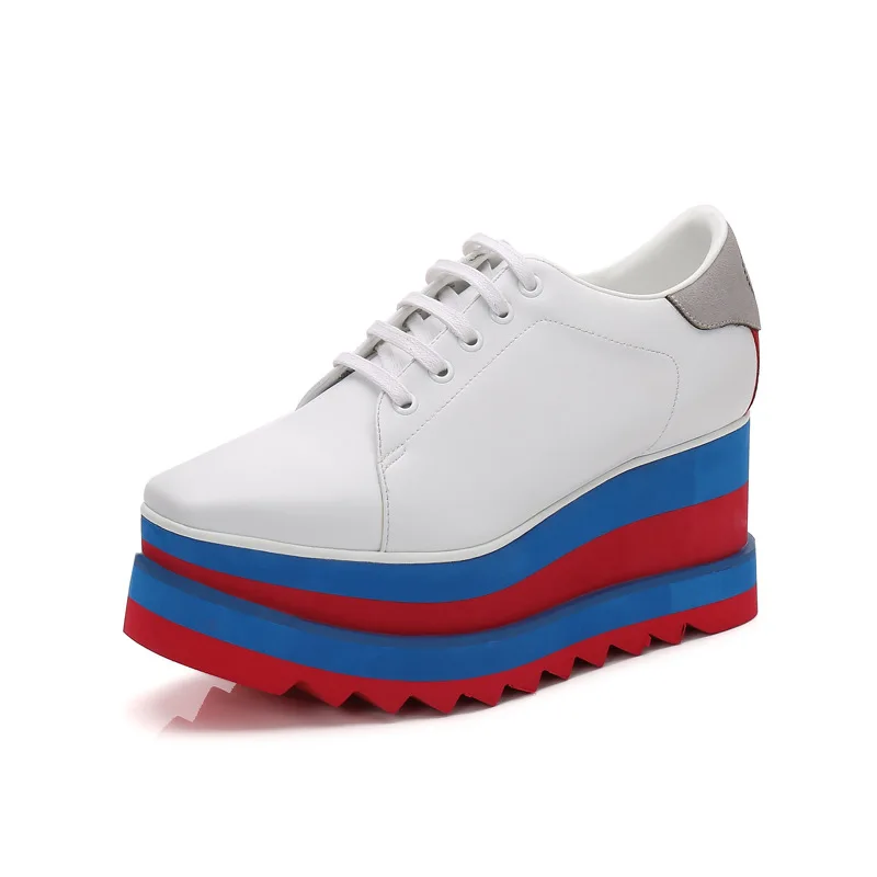 SWONCO Thick Bottom Platform Sneakers Women White Shoes Spring 2020 Female Wedges Shoes Casual Female Chuky High Heel Sneakers
SWONCO Thick Bottom Platform Sneakers Women White Shoes Spring 2020 Female Wedges Shoes Casual Female Chuky High Heel Sneakers