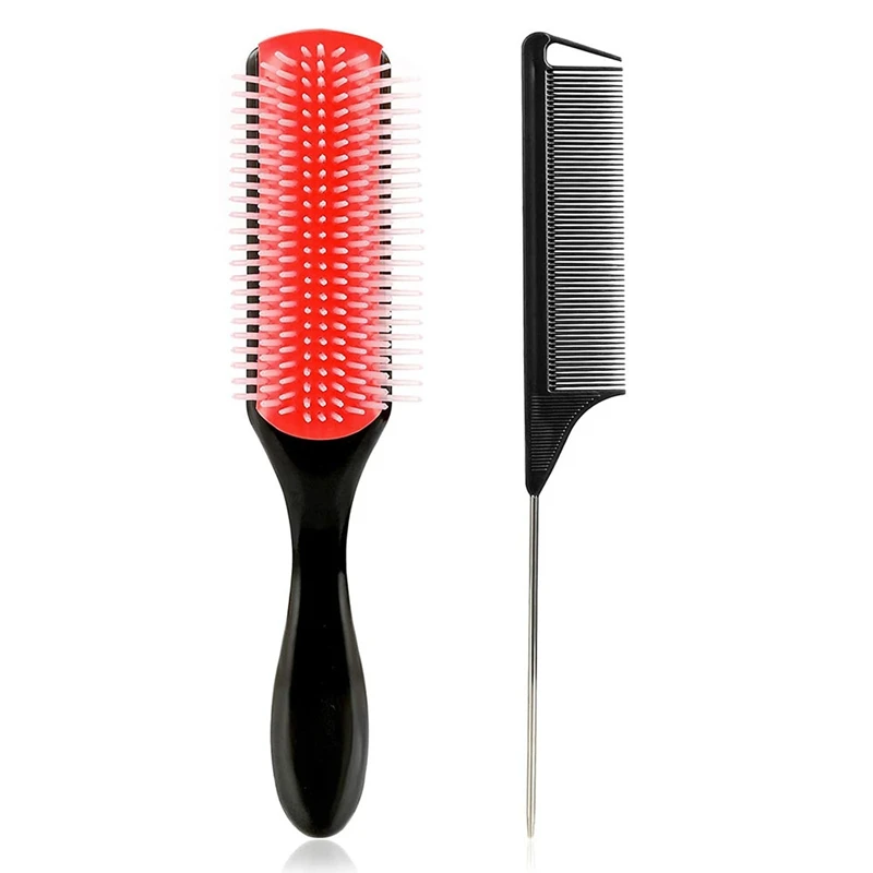 2Pcs/Set Anti-Static Hairdressing Comb Detangling Plastic Straightening Comb Barber Hair Different Design Combs Set
2Pcs/Set Anti-Static Hairdressing Comb Detangling Plastic Straightening Comb Barber Hair Different Design Combs Set