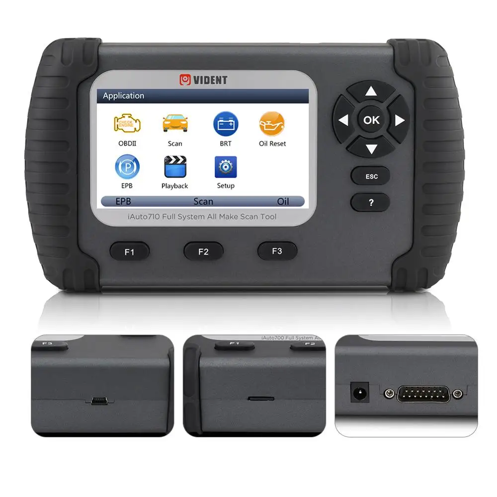 Vident полная система диагностических инструментов OBD2 сканер iAuto700 все делать с
