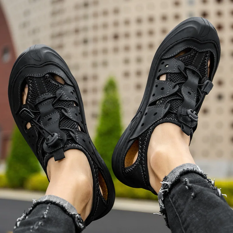 Men Sandals Designer Man Slippers Comfortable Mens Beach Sandals breathable Summer Outdoor Men genuine Leather Sandals men
Men Sandals Designer Man Slippers Comfortable Mens Beach Sandals breathable Summer Outdoor Men genuine Leather Sandals men