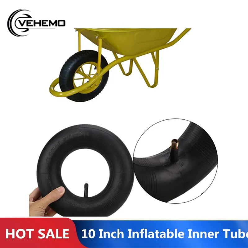 VEHEMO Air Innertube резина для 10 "шин Садовые принадлежности 3 5 4 внутренняя трубка