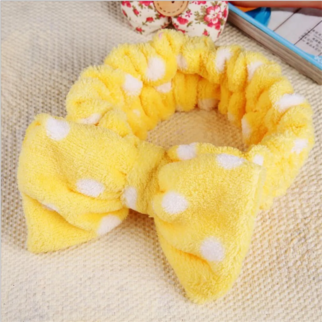 Korean Fashion Dot Printed Plush Bow Headbands Wash Face soft Hairband Makeup Headwrap Turban Elastic Headband Hair Accessories
Korean Fashion Dot Printed Plush Bow Headbands Wash Face soft Hairband Makeup Headwrap Turban Elastic Headband Hair Accessories