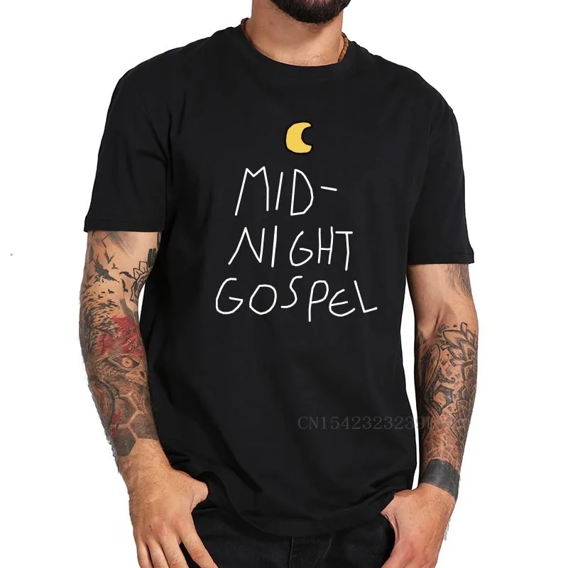 

Midnight Gospel Classic T Shirt Television Series Tshirt Soft Short Sleeved Crew Neck 100% Cotton Tees Tops