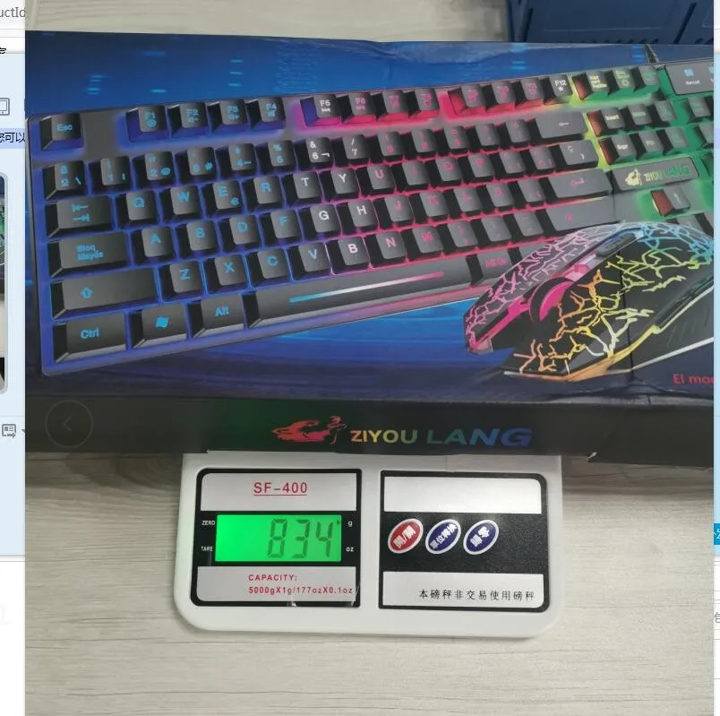 T13 Rainbow Light Spanish Gaming Keyboard And Mouse With 104-key Backlit Qwerty Office Entertainment For Desktop Pc Gamer Laptop
T13 Rainbow Light Spanish Gaming Keyboard And Mouse With 104-key Backlit Qwerty Office Entertainment For Desktop Pc Gamer Laptop
