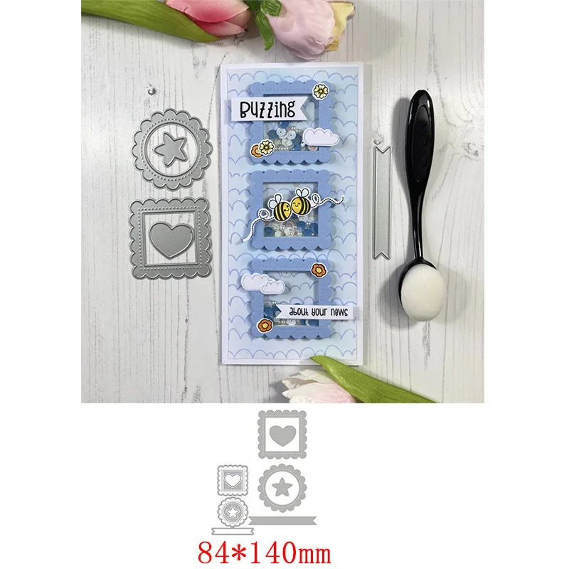 Hot Square Frame Circle Love Shape Metal Cutting Dies For Scrapbooking Craft Die Cut Card Photo Album Making Embossing Stencil
Hot Square Frame Circle Love Shape Metal Cutting Dies For Scrapbooking Craft Die Cut Card Photo Album Making Embossing Stencil