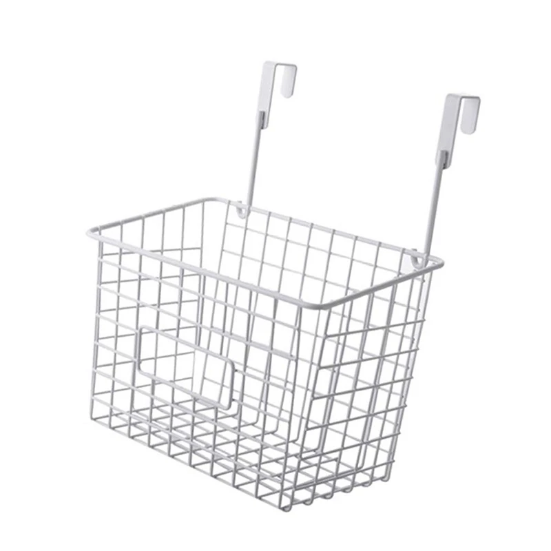 Hanging Storage Basket Kitchen Wire Basket Wall Mounted Storage Organizer Drainer Rack Storage Baskets For Home White 
Hanging Storage Basket Kitchen Wire Basket Wall Mounted Storage Organizer Drainer Rack Storage Baskets For Home White