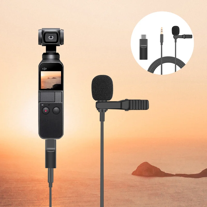 3.5mm DJI Osmo pocket mini adapter, microphone clip, Osmo action camera audio adapter, expansion accessories
3.5mm DJI Osmo pocket mini adapter, microphone clip, Osmo action camera audio adapter, expansion accessories