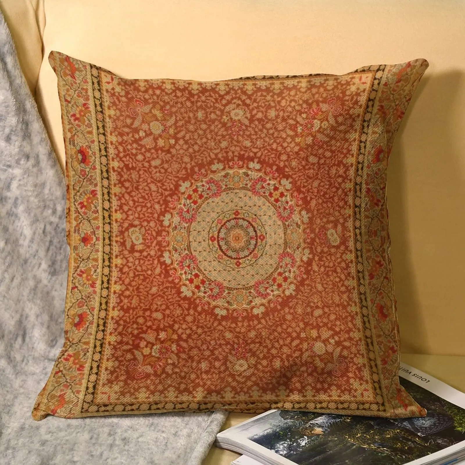 Flax Throw Pillow French Antique Aubusson Floral Gift Bed Vintage Boho Linen Pillow Case Seater Drop Shipping 18'×18' Home Decor
Flax Throw Pillow French Antique Aubusson Floral Gift Bed Vintage Boho Linen Pillow Case Seater Drop Shipping 18'×18' Home Decor