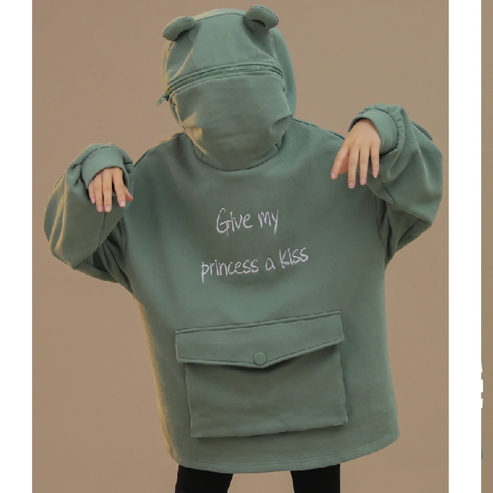 Толстовка Женская свободного кроя, мультяшный анимационный рисунок, Повседневный пуловер в стиле Харадзюку с принтом лягушки, с подкладкой...
Толстовка Женская свободного кроя, мультяшный анимационный рисунок, Повседневный пуловер в стиле Харадзюку с принтом лягушки, с подкладкой...