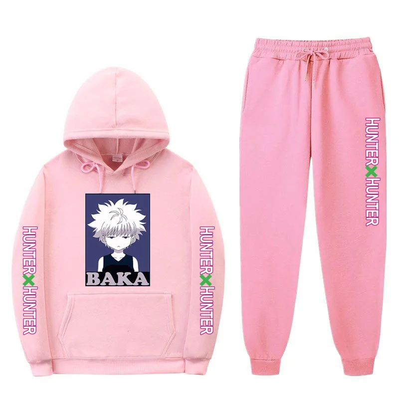 Men/women Harajuku 2 Pcs Set Hoodies and Pants Men's Set Clothes Streetwear PulloverJapanese Anime Hunter X Hunter hoodie Suit
Men/women Harajuku 2 Pcs Set Hoodies and Pants Men's Set Clothes Streetwear PulloverJapanese Anime Hunter X Hunter hoodie Suit