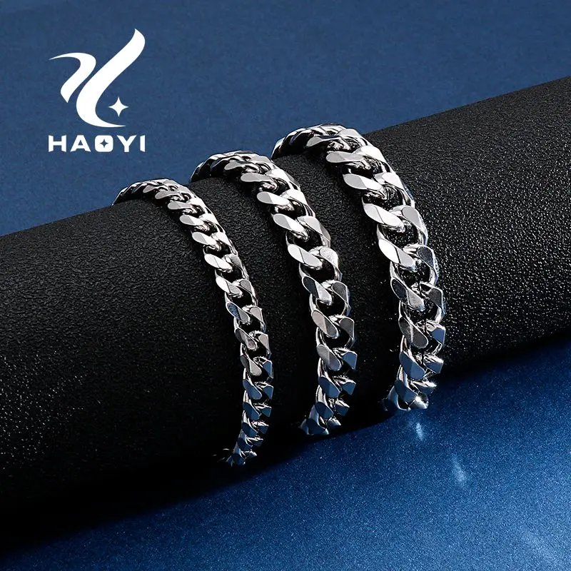 HAOYI Men Bracelet Stainless Charm Jewery Silver Color Wholesale Three Sizes Free Shipping
HAOYI Men Bracelet Stainless Charm Jewery Silver Color Wholesale Three Sizes Free Shipping