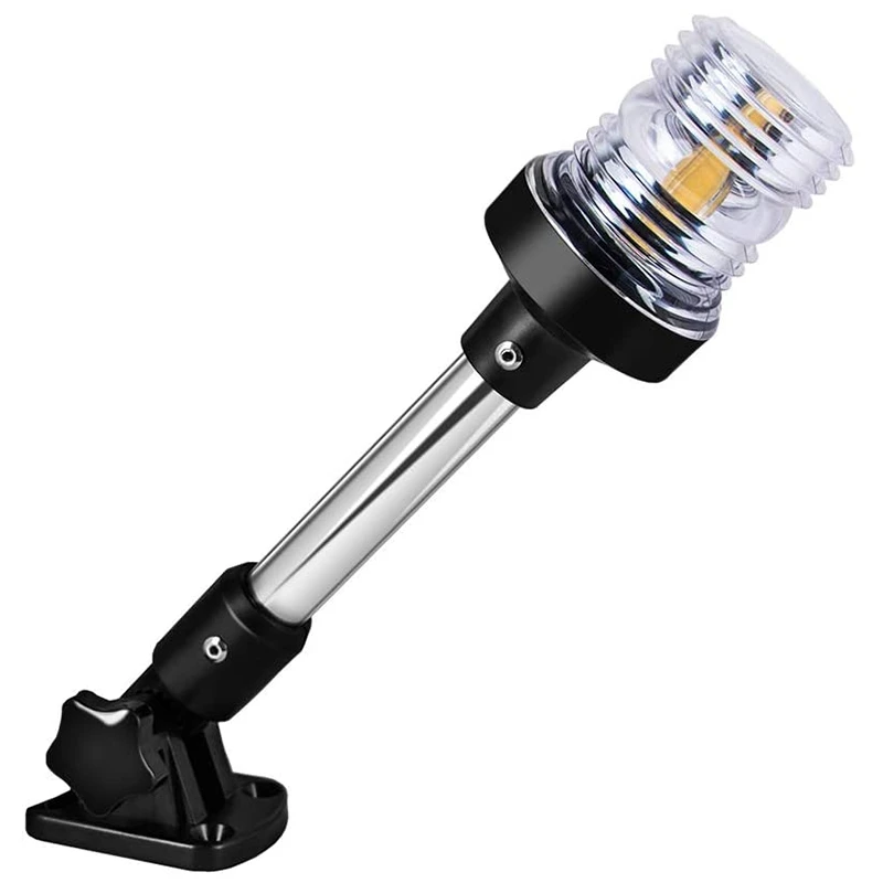 Fold Down LED Boat Stern Light Boat Anchor Light 12V Boat Signal Ligh For Yacht Boat Pontoon And Fishing Boat (12 Inch)
Fold Down LED Boat Stern Light Boat Anchor Light 12V Boat Signal Ligh For Yacht Boat Pontoon And Fishing Boat (12 Inch)