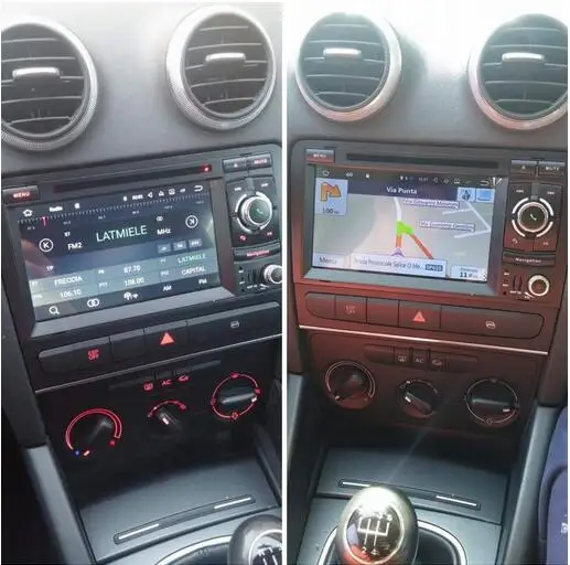 Автомобильный мультимедийный DVD-плеер AVGOTOP Android 10 для AUDI A3 2003-2013 Carplay Bluetooth GPS