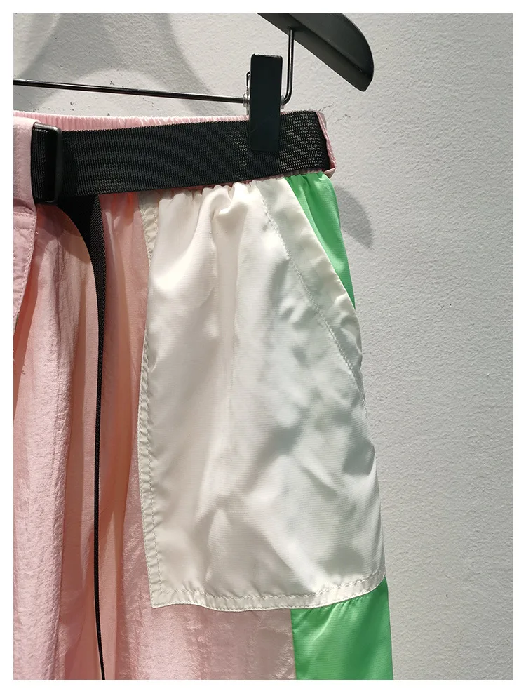 Hoge Kwaliteit Lente En Zomer Vrouwen Nieuwe Stiksels Contrast Kleur Mid-Lengte Pocket A-lijn Rok Riem Rok Vrouwelijke Trend
Hoge Kwaliteit Lente En Zomer Vrouwen Nieuwe Stiksels Contrast Kleur Mid-Lengte Pocket A-lijn Rok Riem Rok Vrouwelijke Trend