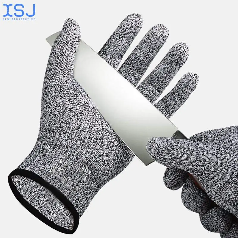

Защитные перчатки с защитой от порезов, защитные серые перчатки для работы с уровнем защиты от порезов, для сада, мясника, магии, садоводства