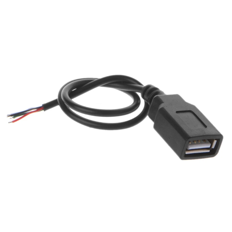 USB 2.0 Type A Female Jack 4-Wire Data Charge Power Pigtail Cable Connector DIY
USB 2.0 Type A Female Jack 4-Wire Data Charge Power Pigtail Cable Connector DIY
