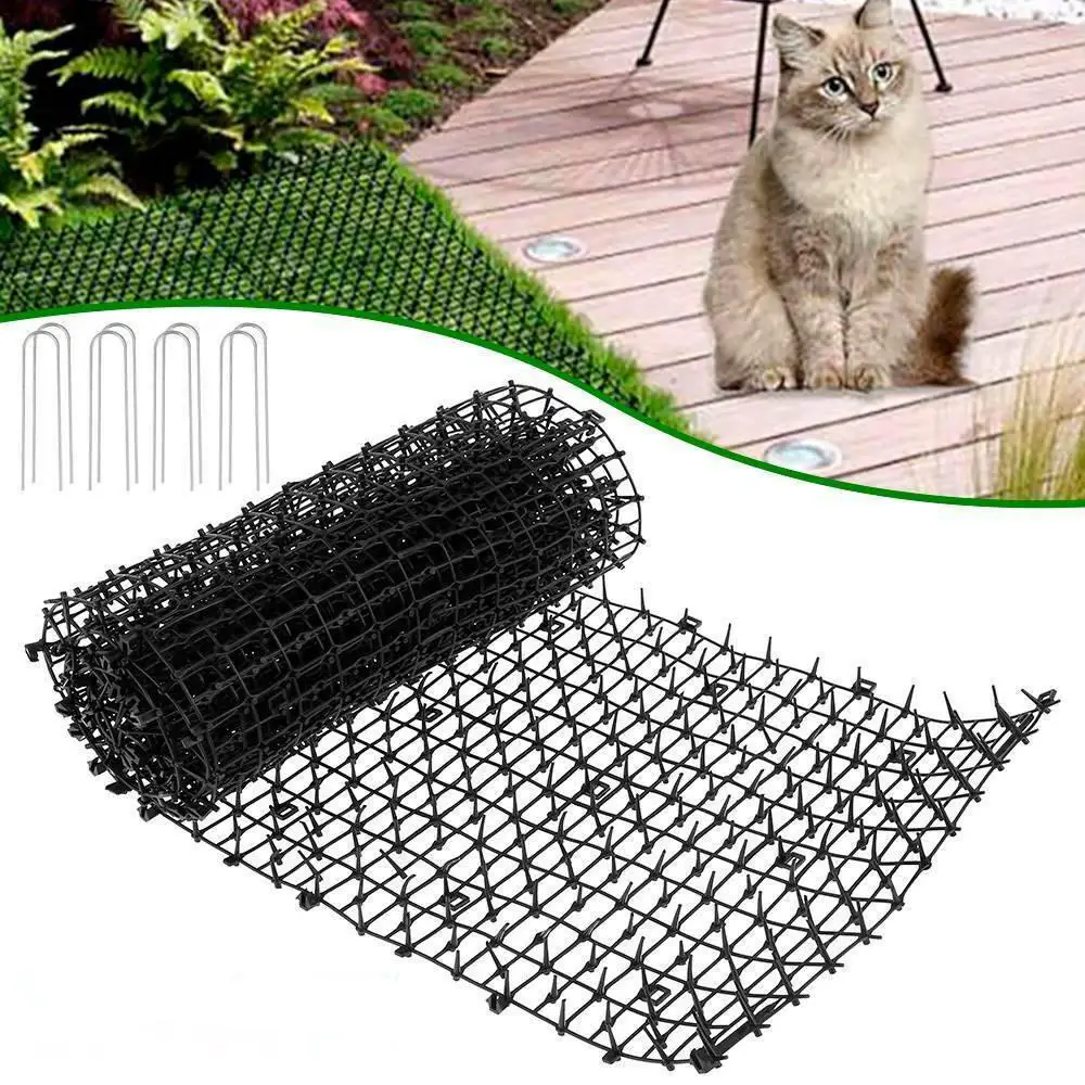 Plastic Prickly Anti Cat Pets Mat Plant Flower Vegetable Garden Protector Cushion Anti-cats Network Digging Prickle Strip
Plastic Prickly Anti Cat Pets Mat Plant Flower Vegetable Garden Protector Cushion Anti-cats Network Digging Prickle Strip