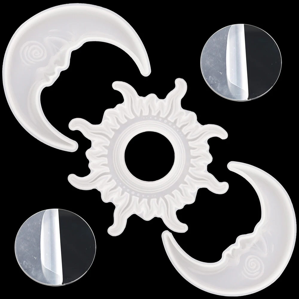 DIY Sun Moon Silicone Casting Mold Mirror Epoxy Resin Mould For Epoxy Crystal Resin Craft Home Decoration
DIY Sun Moon Silicone Casting Mold Mirror Epoxy Resin Mould For Epoxy Crystal Resin Craft Home Decoration