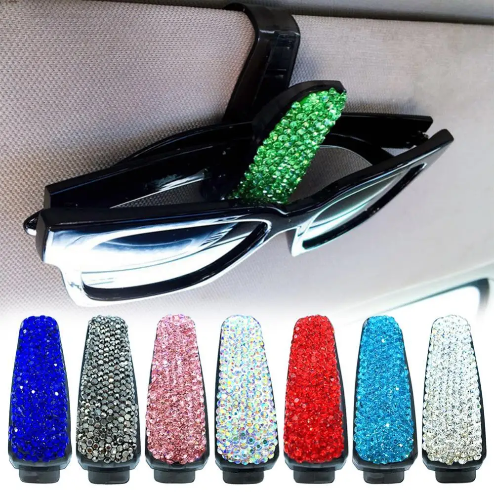 Glasses Case Holder Plastic Rhinestone Auto Sun Visor Sunglasses Eyeglasses Glasses Card Ticket Holder Clip Clamp
Glasses Case Holder Plastic Rhinestone Auto Sun Visor Sunglasses Eyeglasses Glasses Card Ticket Holder Clip Clamp
