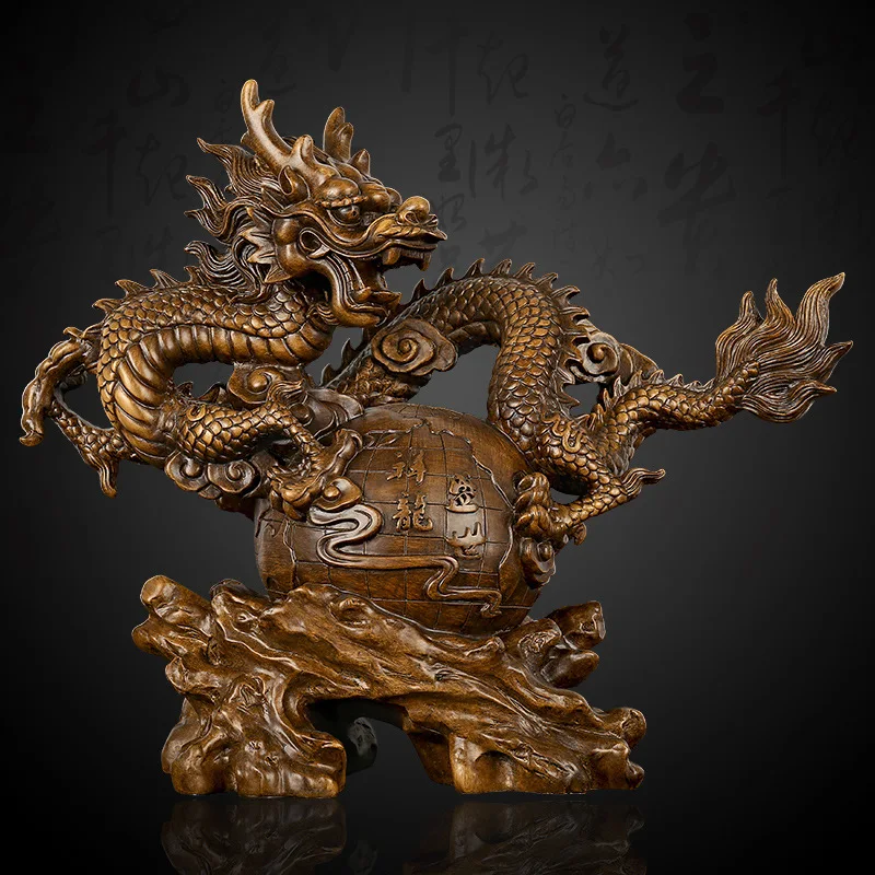 BEAUTIFUL HOME DECORATION DRAGON ORNAMENTS OF THE CHINESE ZODIAC AUSPICIOUS PROSPEROUS GREEN DRAGON EARTH WOOD CARVING ORNAMENTS
BEAUTIFUL HOME DECORATION DRAGON ORNAMENTS OF THE CHINESE ZODIAC AUSPICIOUS PROSPEROUS GREEN DRAGON EARTH WOOD CARVING ORNAMENTS