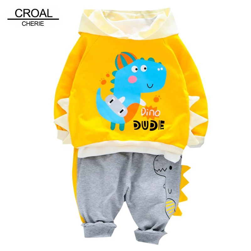 CROAL CHERIE/комплекты одежды из 2 предметов для маленьких мальчиков Осенняя футболка с динозавром толстовки + спортивные штаны одежда для малыше...
CROAL CHERIE/комплекты одежды из 2 предметов для маленьких мальчиков Осенняя футболка с динозавром толстовки + спортивные штаны одежда для малыше...