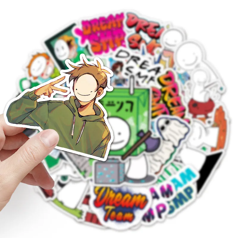 10/30/50Pcs Cute Dream SMP Cartoon Stickers Graffiti Waterproof Fridge Guitar Laptop Motorcycle Skateboard Joke Decal Kid Gift 
10/30/50Pcs Cute Dream SMP Cartoon Stickers Graffiti Waterproof Fridge Guitar Laptop Motorcycle Skateboard Joke Decal Kid Gift