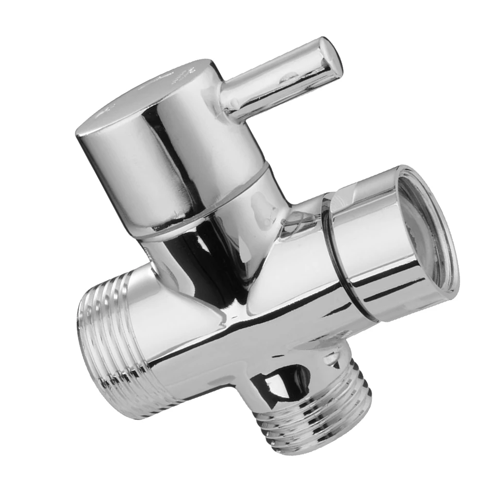 T-adapter 3-Ways Shower Head Shut-Off Valve G3/4inch G1/2inch Solid Brass Bath Toilet Bidet Sprayer Switch Diverter Chrome
T-adapter 3-Ways Shower Head Shut-Off Valve G3/4inch G1/2inch Solid Brass Bath Toilet Bidet Sprayer Switch Diverter Chrome