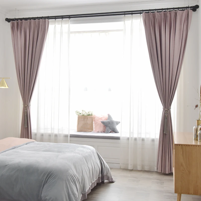 High-end Luxury Minimalist Nordic Light Floral Curtains and Warm Pink Bedroom Curtains
High-end Luxury Minimalist Nordic Light Floral Curtains and Warm Pink Bedroom Curtains