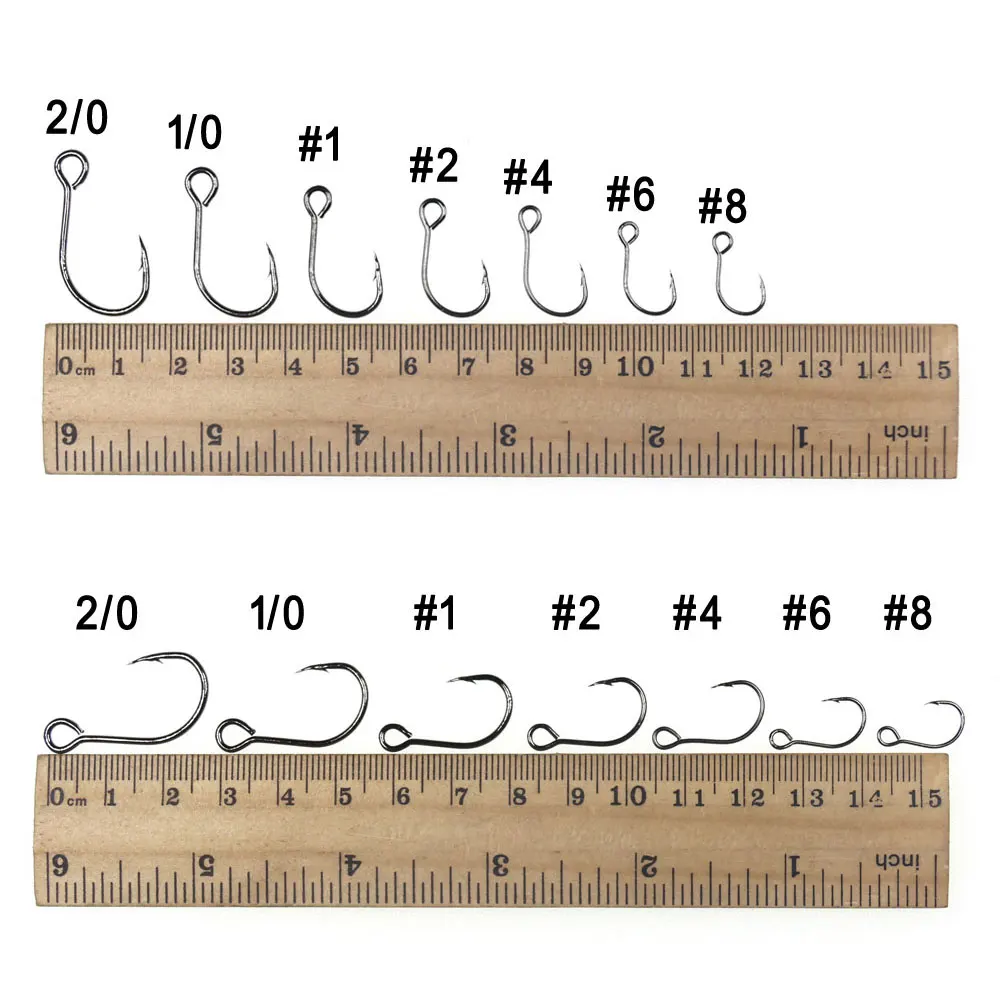 20 шт. одиночный крючок для рыболовной приманки | Спорт и развлечения