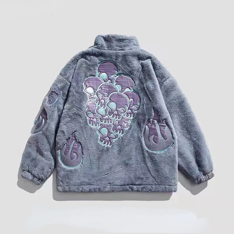Cardigan Lamb Velvet Zipper Winter Clothes Women Jacket Imitation Rabbit Fur Thick Coat Embroidery Long Black Jacket Parka
Cardigan Lamb Velvet Zipper Winter Clothes Women Jacket Imitation Rabbit Fur Thick Coat Embroidery Long Black Jacket Parka