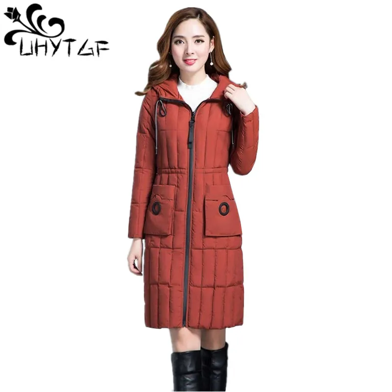 UHYTGF Winter Jacket women Korean Large size Outerwear Female Cotton basic tops Parka Plus Size 6XL Women Down cotton Coats X575
UHYTGF Winter Jacket women Korean Large size Outerwear Female Cotton basic tops Parka Plus Size 6XL Women Down cotton Coats X575