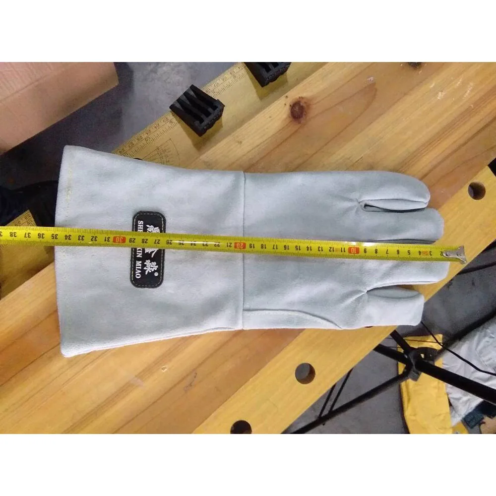 ALLSOEM Cowhide Leather Welding Gloves Gardening Welding Wood Stove Work Gloves Heat Resistant
ALLSOEM Cowhide Leather Welding Gloves Gardening Welding Wood Stove Work Gloves Heat Resistant