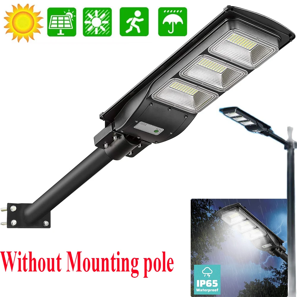 LED Solar Street Lights Outdoor Security Flood Light Auto On/Off Dusk to Dawn and Motion Sensor for Yard Garden Street
LED Solar Street Lights Outdoor Security Flood Light Auto On/Off Dusk to Dawn and Motion Sensor for Yard Garden Street