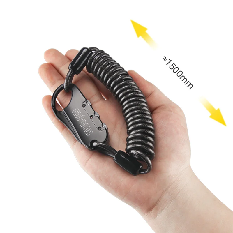 Mini Bicycle Lock 3 Digit Password Anti-theft Bike Lock Cycling Helmet Code Combination Security Cable lock 4.15mm dia 
Mini Bicycle Lock 3 Digit Password Anti-theft Bike Lock Cycling Helmet Code Combination Security Cable lock 4.15mm dia