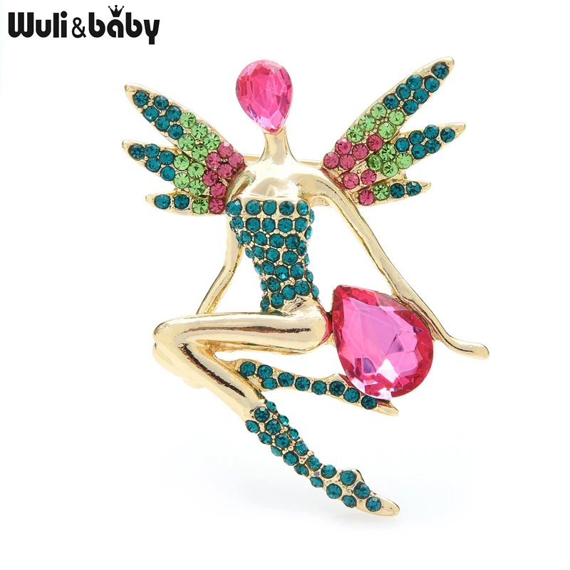 Wuli&baby Rhinestone Flyings Fairy Brooches For Women Lady Pink Blue Beauty Angel Figure Party Casual Brooch Pin Gifts
Wuli&baby Rhinestone Flyings Fairy Brooches For Women Lady Pink Blue Beauty Angel Figure Party Casual Brooch Pin Gifts